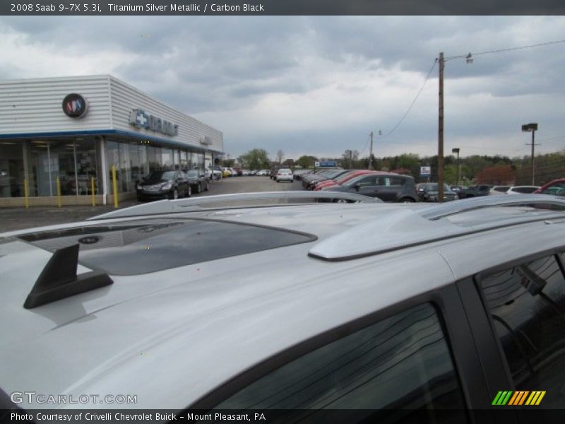 Titanium Silver Metallic / Carbon Black 2008 Saab 9-7X 5.3i