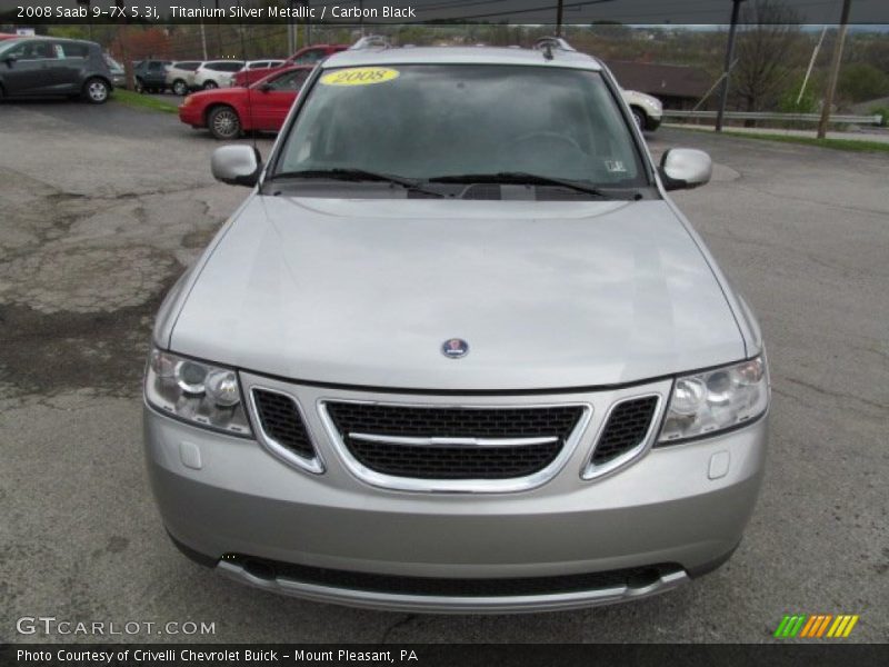 Titanium Silver Metallic / Carbon Black 2008 Saab 9-7X 5.3i