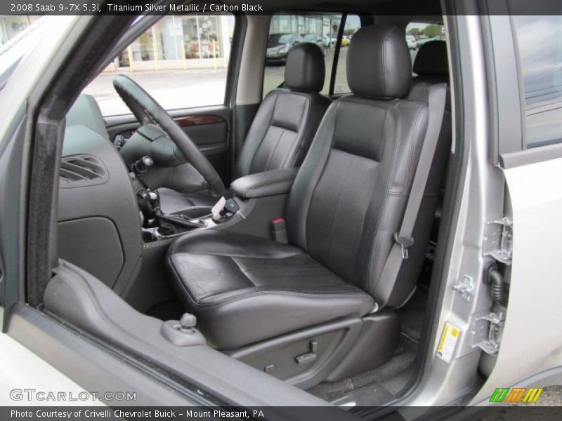  2008 9-7X 5.3i Carbon Black Interior