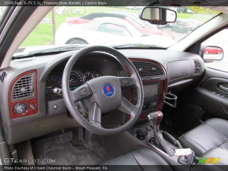 2008 9-7X 5.3i Carbon Black Interior