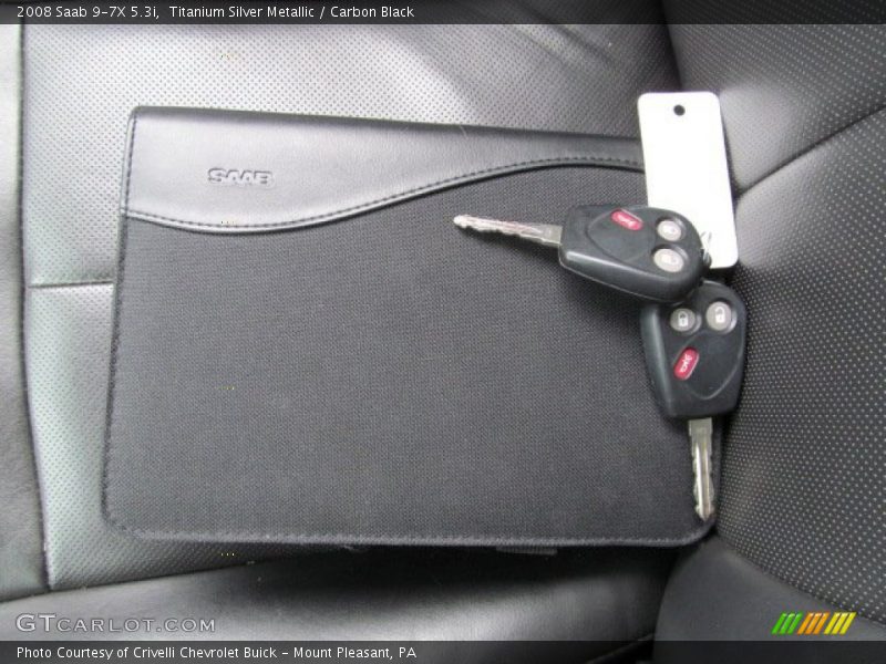Titanium Silver Metallic / Carbon Black 2008 Saab 9-7X 5.3i