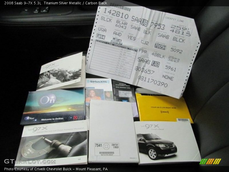 Titanium Silver Metallic / Carbon Black 2008 Saab 9-7X 5.3i