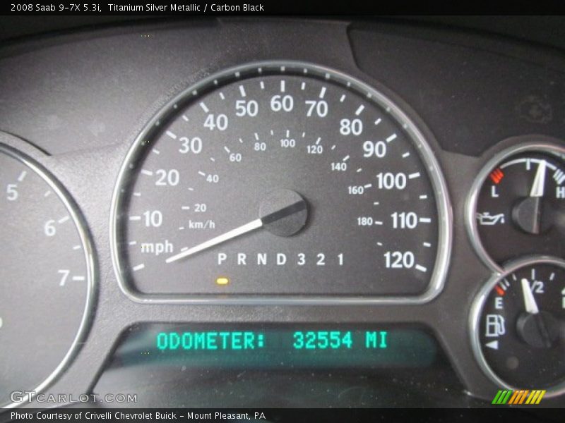 Titanium Silver Metallic / Carbon Black 2008 Saab 9-7X 5.3i