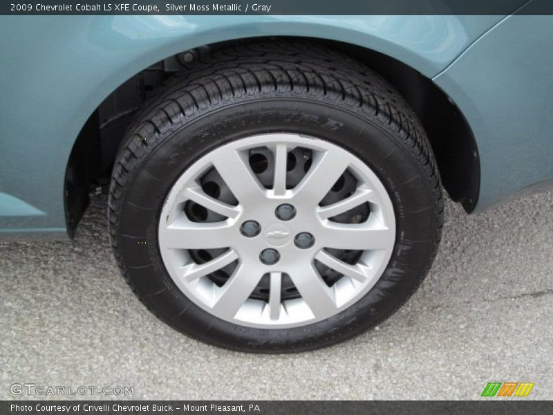 Silver Moss Metallic / Gray 2009 Chevrolet Cobalt LS XFE Coupe