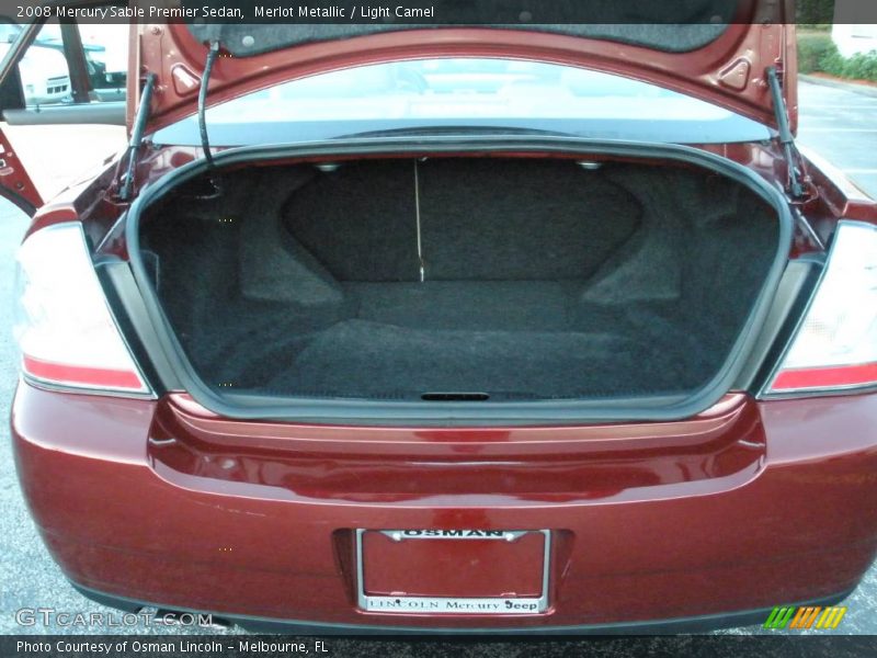 Merlot Metallic / Light Camel 2008 Mercury Sable Premier Sedan