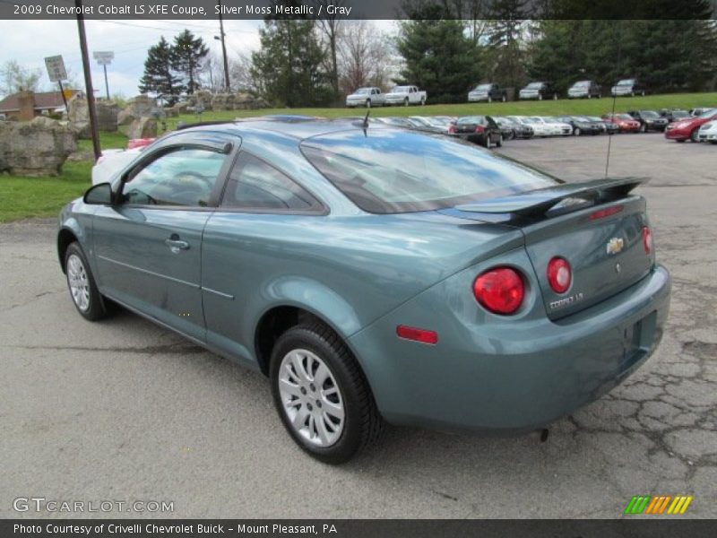 Silver Moss Metallic / Gray 2009 Chevrolet Cobalt LS XFE Coupe