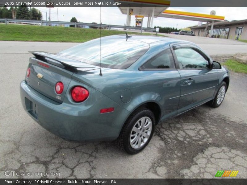 Silver Moss Metallic / Gray 2009 Chevrolet Cobalt LS XFE Coupe