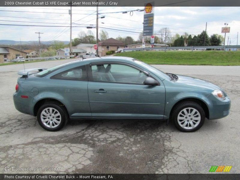 Silver Moss Metallic / Gray 2009 Chevrolet Cobalt LS XFE Coupe