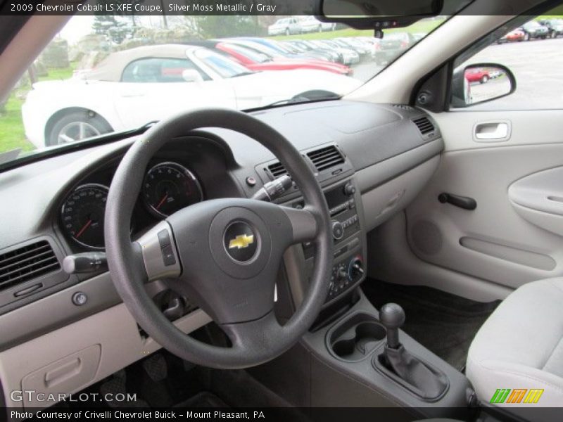 Silver Moss Metallic / Gray 2009 Chevrolet Cobalt LS XFE Coupe