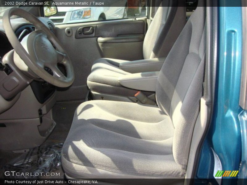 Aquamarine Metallic / Taupe 2002 Dodge Caravan SE