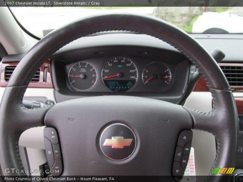 Silverstone Metallic / Gray 2007 Chevrolet Impala LT