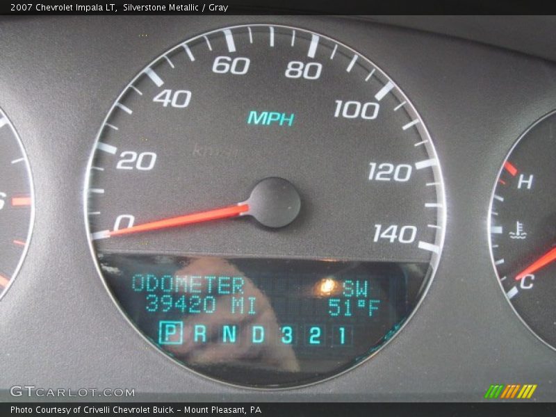 Silverstone Metallic / Gray 2007 Chevrolet Impala LT