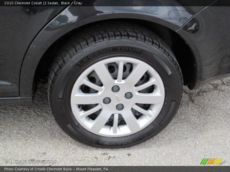 Black / Gray 2010 Chevrolet Cobalt LS Sedan