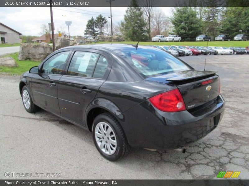 Black / Gray 2010 Chevrolet Cobalt LS Sedan