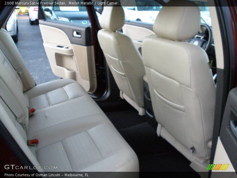Merlot Metallic / Light Camel 2008 Mercury Sable Premier Sedan