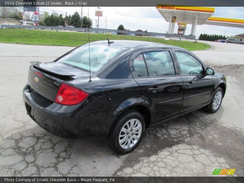 Black / Gray 2010 Chevrolet Cobalt LS Sedan