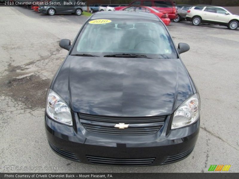 Black / Gray 2010 Chevrolet Cobalt LS Sedan