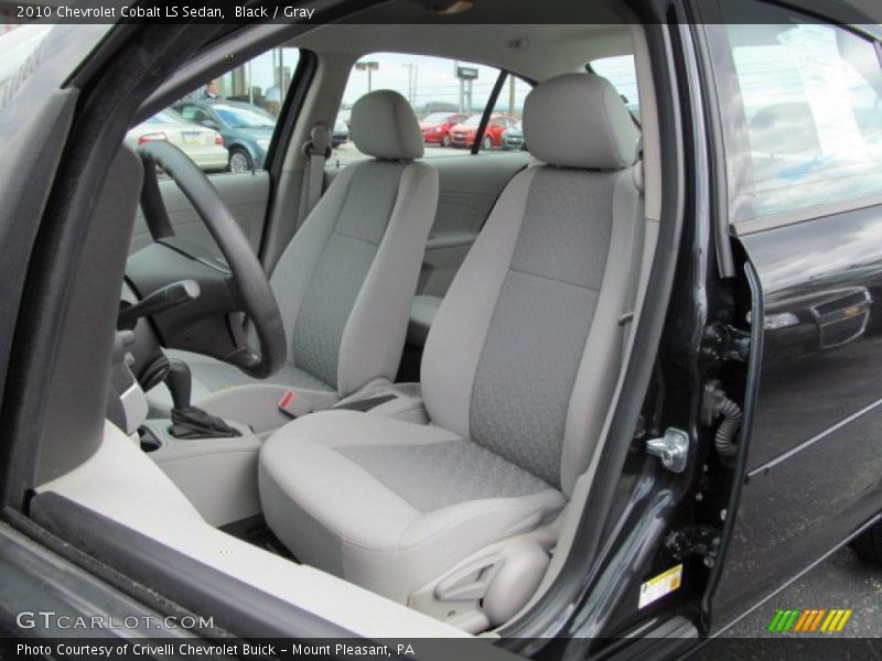 Black / Gray 2010 Chevrolet Cobalt LS Sedan