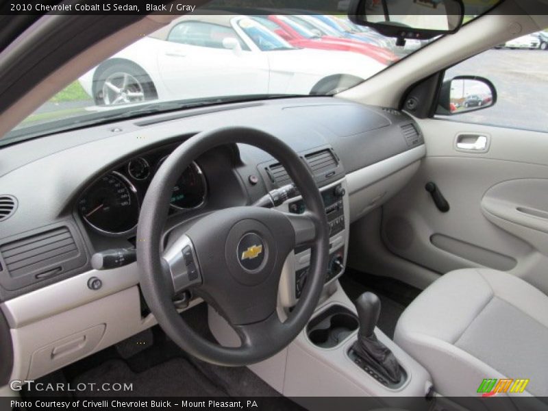 Black / Gray 2010 Chevrolet Cobalt LS Sedan