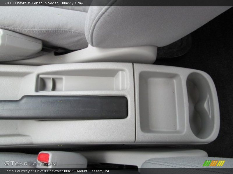 Black / Gray 2010 Chevrolet Cobalt LS Sedan