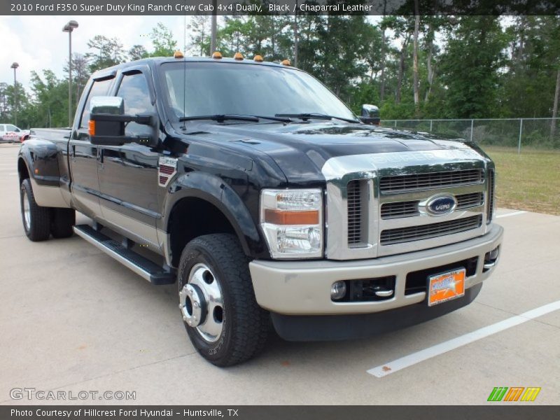 Black / Chaparral Leather 2010 Ford F350 Super Duty King Ranch Crew Cab 4x4 Dually