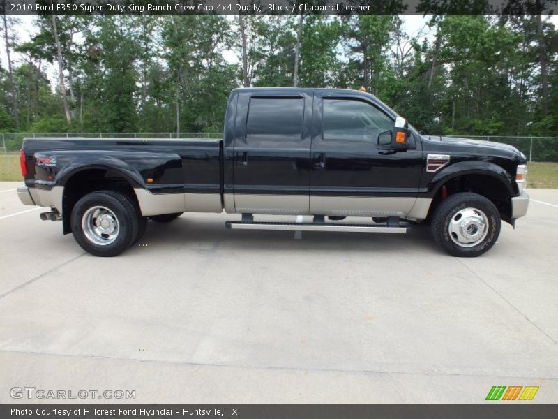 Black / Chaparral Leather 2010 Ford F350 Super Duty King Ranch Crew Cab 4x4 Dually