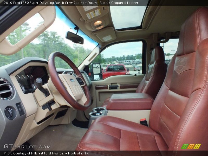Black / Chaparral Leather 2010 Ford F350 Super Duty King Ranch Crew Cab 4x4 Dually
