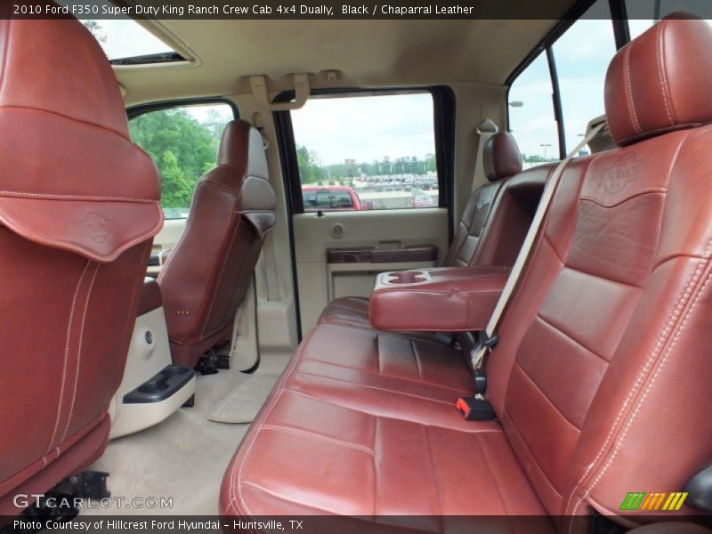 Black / Chaparral Leather 2010 Ford F350 Super Duty King Ranch Crew Cab 4x4 Dually