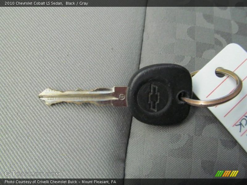 Black / Gray 2010 Chevrolet Cobalt LS Sedan