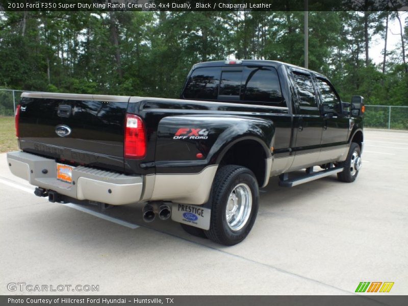 Black / Chaparral Leather 2010 Ford F350 Super Duty King Ranch Crew Cab 4x4 Dually
