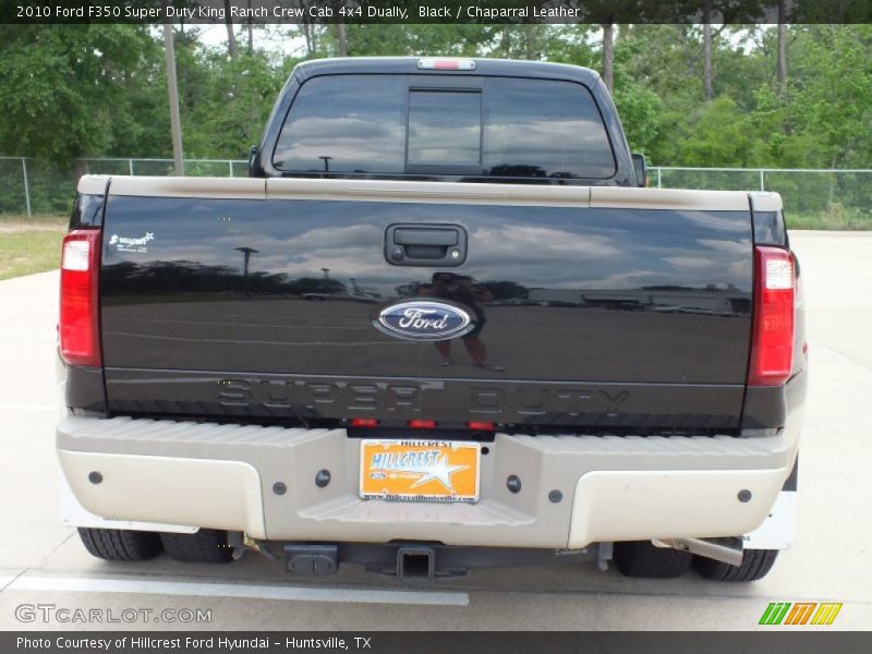 Black / Chaparral Leather 2010 Ford F350 Super Duty King Ranch Crew Cab 4x4 Dually
