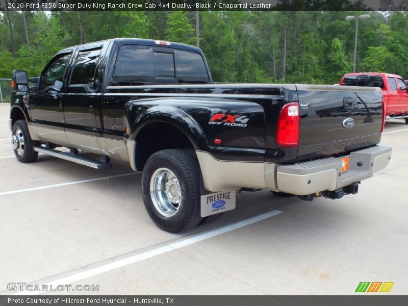 Black / Chaparral Leather 2010 Ford F350 Super Duty King Ranch Crew Cab 4x4 Dually