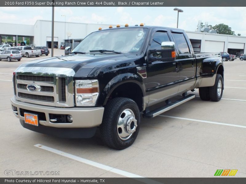 Black / Chaparral Leather 2010 Ford F350 Super Duty King Ranch Crew Cab 4x4 Dually