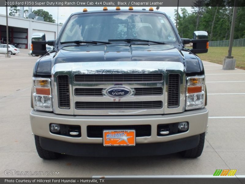 Black / Chaparral Leather 2010 Ford F350 Super Duty King Ranch Crew Cab 4x4 Dually