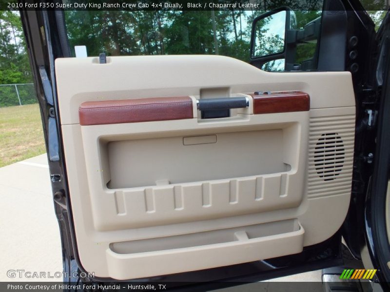 Black / Chaparral Leather 2010 Ford F350 Super Duty King Ranch Crew Cab 4x4 Dually