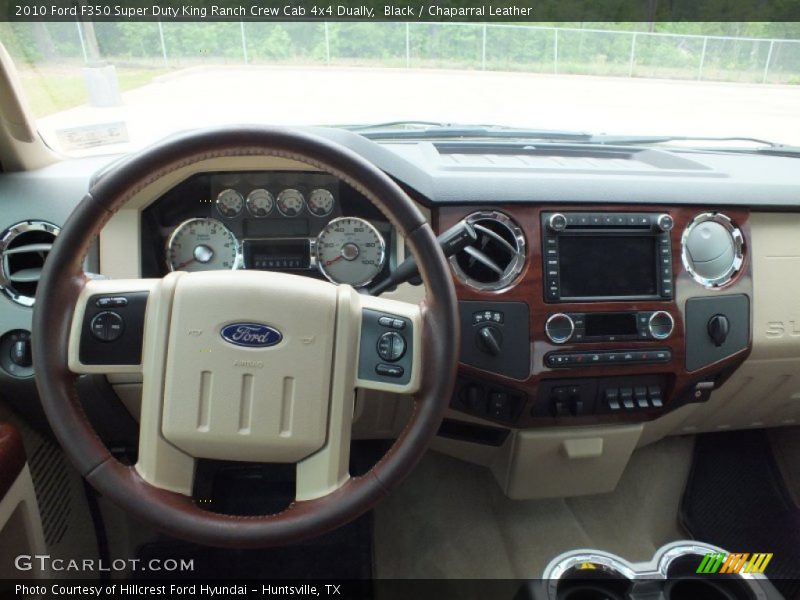 Black / Chaparral Leather 2010 Ford F350 Super Duty King Ranch Crew Cab 4x4 Dually