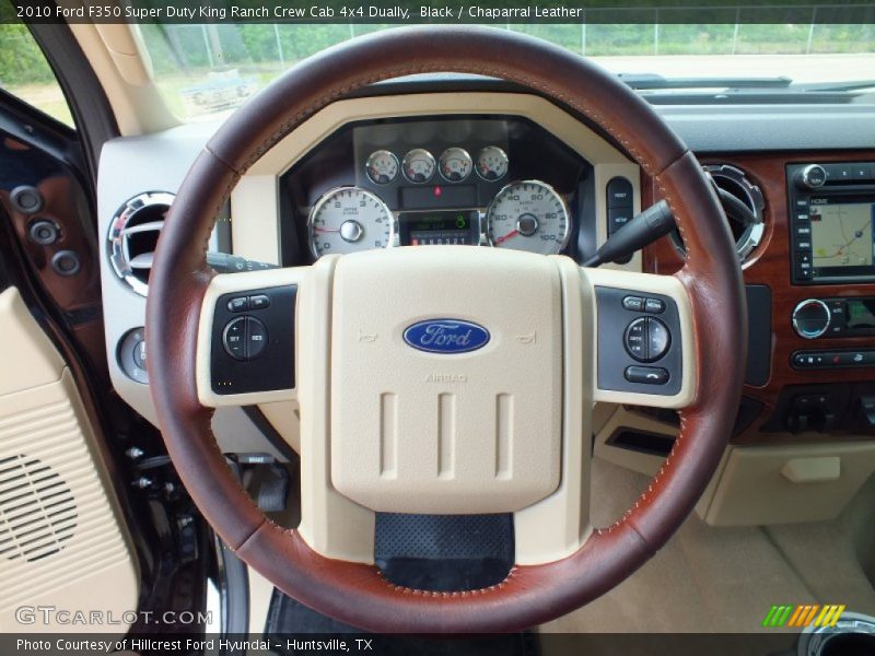 Black / Chaparral Leather 2010 Ford F350 Super Duty King Ranch Crew Cab 4x4 Dually