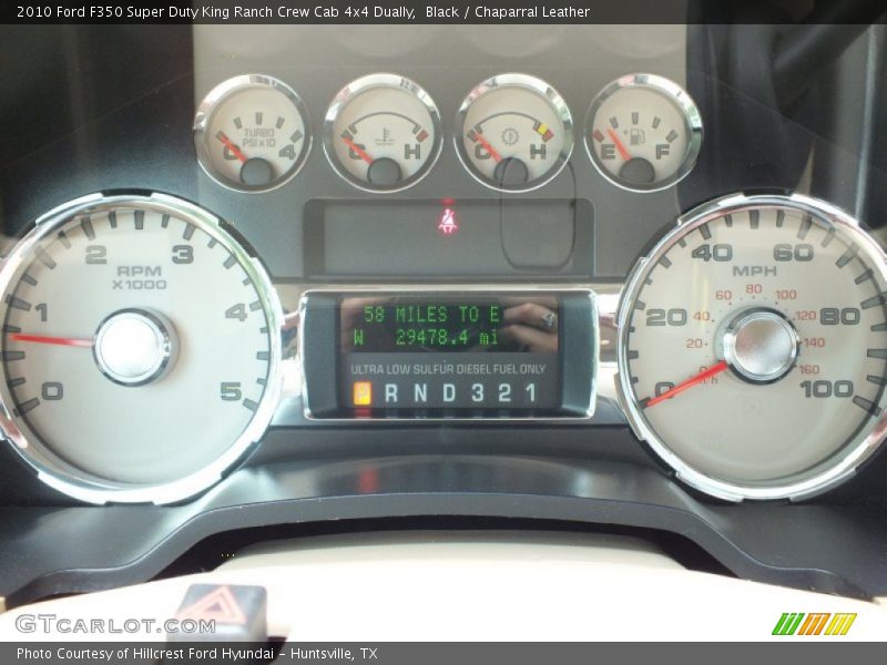 Black / Chaparral Leather 2010 Ford F350 Super Duty King Ranch Crew Cab 4x4 Dually