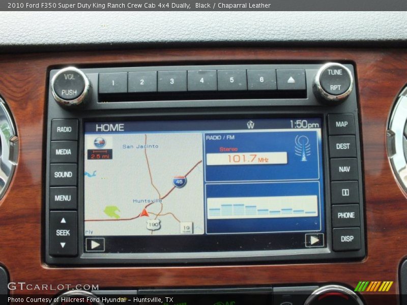 Black / Chaparral Leather 2010 Ford F350 Super Duty King Ranch Crew Cab 4x4 Dually