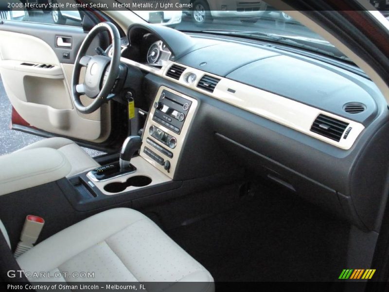 Merlot Metallic / Light Camel 2008 Mercury Sable Premier Sedan