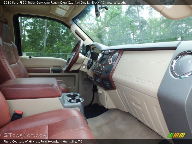 Black / Chaparral Leather 2010 Ford F350 Super Duty King Ranch Crew Cab 4x4 Dually