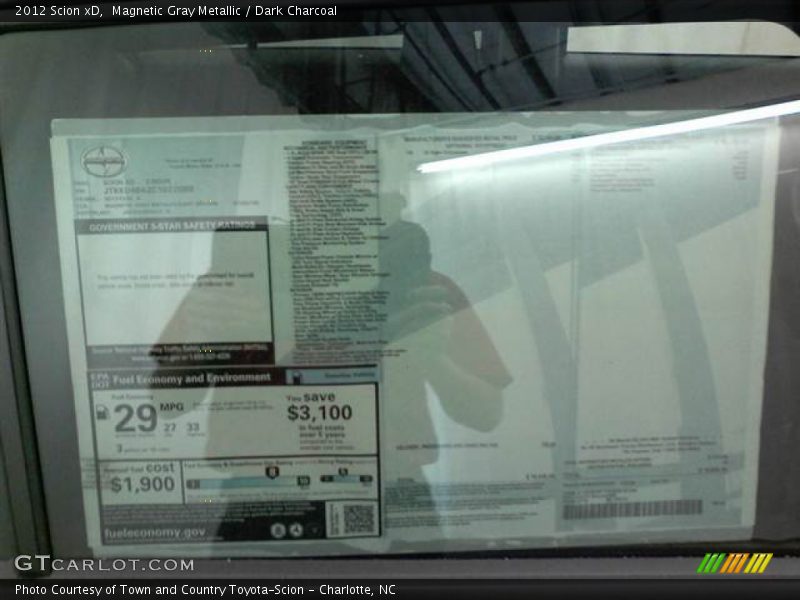 Magnetic Gray Metallic / Dark Charcoal 2012 Scion xD
