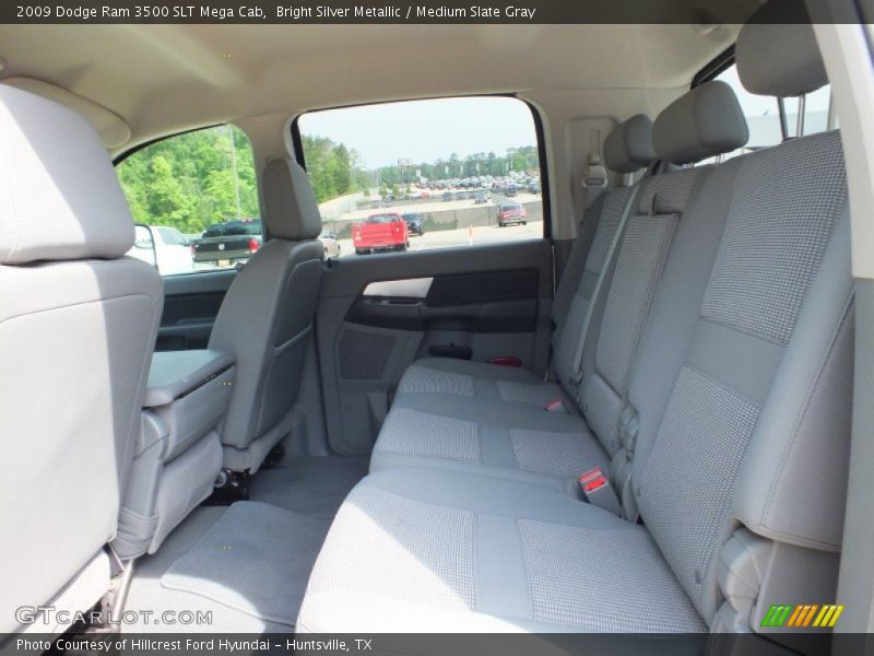 Bright Silver Metallic / Medium Slate Gray 2009 Dodge Ram 3500 SLT Mega Cab