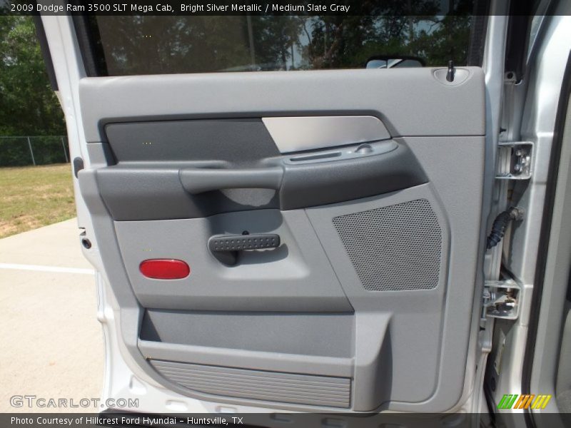 Bright Silver Metallic / Medium Slate Gray 2009 Dodge Ram 3500 SLT Mega Cab