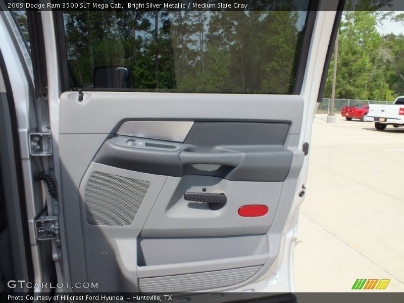 Bright Silver Metallic / Medium Slate Gray 2009 Dodge Ram 3500 SLT Mega Cab