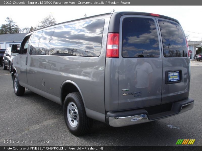 Graystone Metallic / Medium Pewter 2012 Chevrolet Express LS 3500 Passenger Van