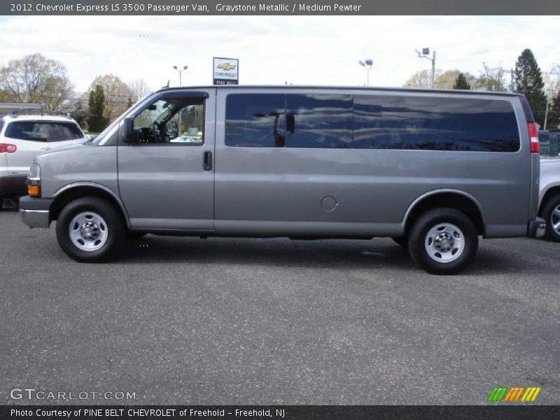 Graystone Metallic / Medium Pewter 2012 Chevrolet Express LS 3500 Passenger Van