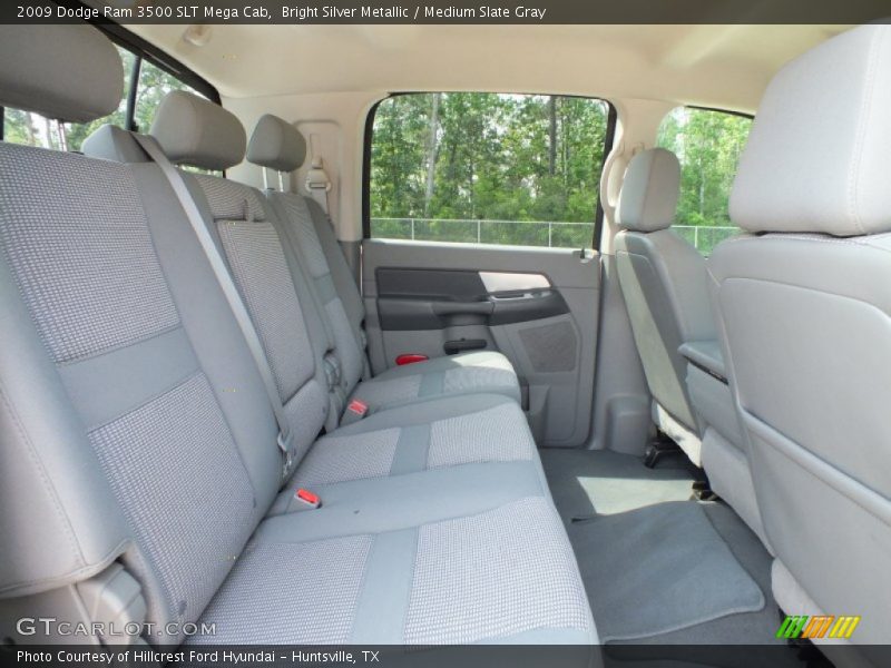 Bright Silver Metallic / Medium Slate Gray 2009 Dodge Ram 3500 SLT Mega Cab
