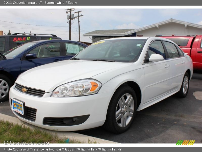 Summit White / Ebony 2011 Chevrolet Impala LT