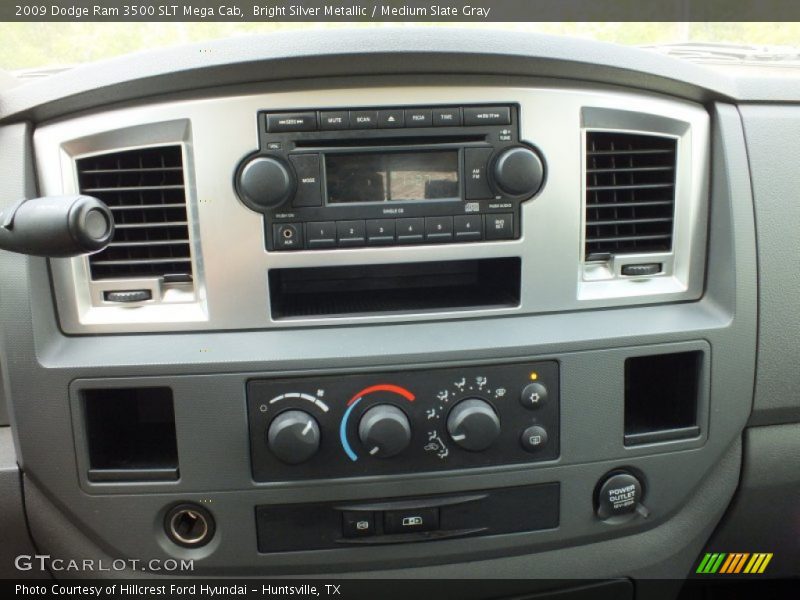 Bright Silver Metallic / Medium Slate Gray 2009 Dodge Ram 3500 SLT Mega Cab